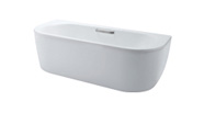 Common cast iron bathtubs with apron